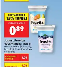 Biedronka Jogurt Fruvita Wyśmienity, 150 g oferta