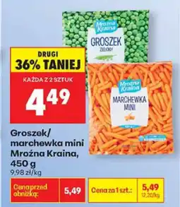 Biedronka Groszek/marchewka mini Mroźna Kraina, 450 g oferta