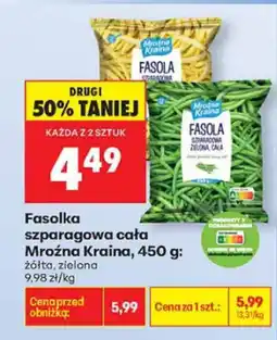 Biedronka Fasolka szparagowa cała Mroźna Kraina, 450 g oferta