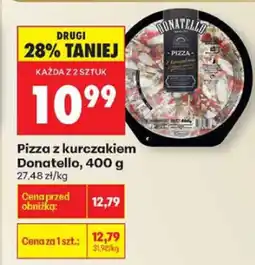 Biedronka Pizza z kurczakiem Donatello, 400 g oferta