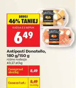 Biedronka Antipasti Donatello, 180 g/150 g oferta