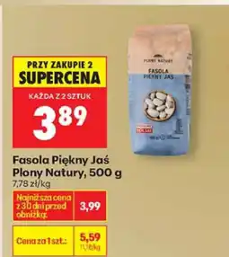 Biedronka Fasola Piękny Jaś Plony Natury 500g oferta