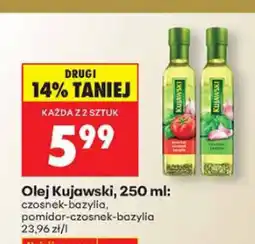 Biedronka Olej Kujawski 250ml czosnek-bazylia pomidor-czosnek-bazylia oferta