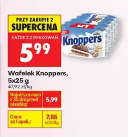 Biedronka Wafelek Knoppers oferta