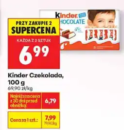Biedronka Kinder Czekolada oferta