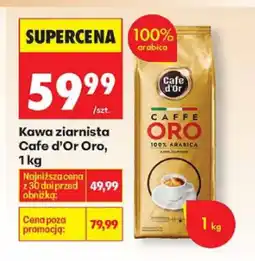 Biedronka Kawa ziarnista Cafe d'Or Oro 1kg oferta