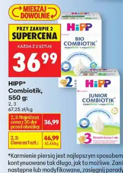 Biedronka Mleko modyfikowane HiPP Combiotik, 550 g: 4, 5 oferta