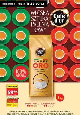 Biedronka Kawa ziarnista Cafe d'Or Oro oferta