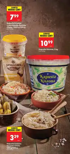 Biedronka Kapusta kiszona Swojska Chata, 520 g/400 g oferta