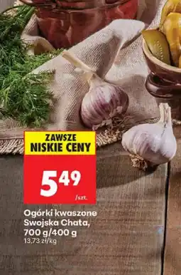 Biedronka Ogórki kwaszone Swojska Chata, 700 g/400 g oferta