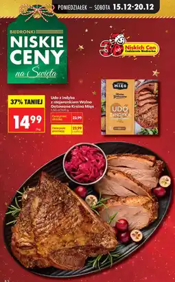 Biedronka Udo z indyka z majerankiem Wolno Gotowane Kraina Mięs 1,50 zł/100 g oferta