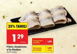 Biedronka Filety śledziowe a'la Matjas Biedronka oferta