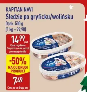 Śledzie KAPITAN NAVI po gryficku/wolińsku