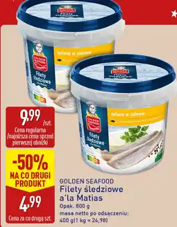 ALDI Filety śledziowe a'la Matias Golden Seafood solone w zalewie oferta