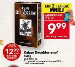 Lewiatan Kakao DecoMorreno 150g oferta