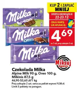Lewiatan Czekolada Milka Milkinis oferta