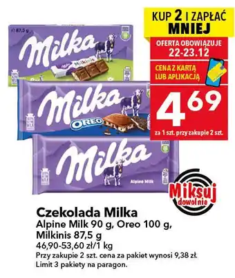Czekolada Milka Milkinis