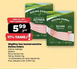 Netto Wędliny bez konserwantów Dolina Dobra oferta