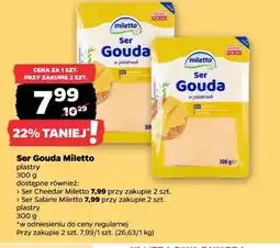 Netto Ser gouda Miletto oferta