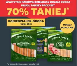 Netto Wszystkie parówki i kiełbasy Dolina Dobra oferta
