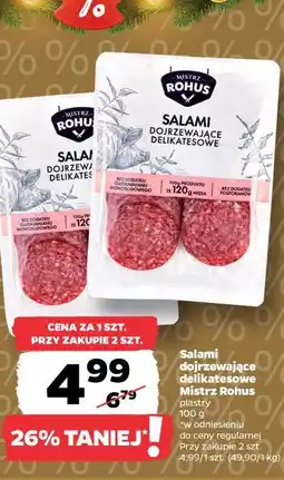Netto Salami dojrzewające Mistrz Rohus oferta
