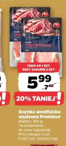 Netto Szynka wiestfalska wędzona Premieur oferta