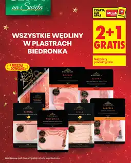 Biedronka Wszystkie wędliny w plastrach Biedronka oferta