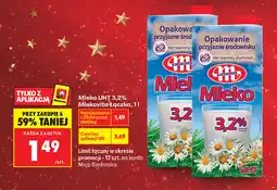 Biedronka Mleko YHT 3,2% Mlekovita Łączka, 1L oferta