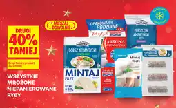 Biedronka Wszystkie mrożone niepanierowane ryby oferta