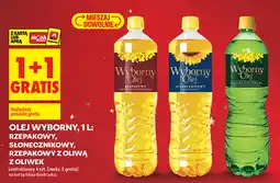Biedronka Olej Wyborowy, 1L: rzepakowy, słonecznikowy, rzepakowy z oliwą z oliwek oferta