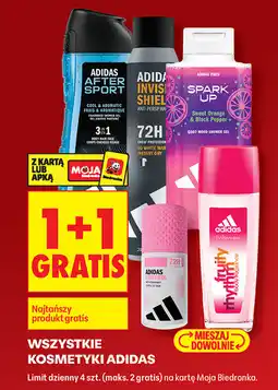 Biedronka Wszystkie kosmetyki Adidas oferta