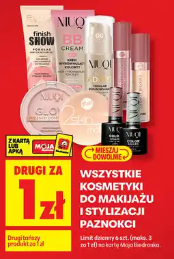 Biedronka Wszystkie kosmetyki do makijażu i stylizacji paznokci oferta