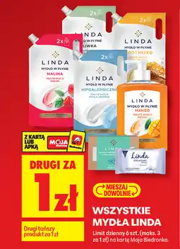 Biedronka Wszystkie mydła Linda oferta