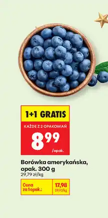 Biedronka Borówka amerykańska, opak. 300 g oferta