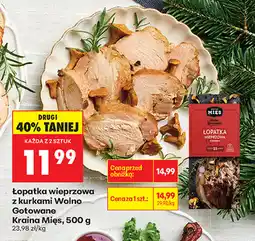 Biedronka Łopatka wieprzowa z kurkami Wolne Gotowanie Kraina Mięs, 500 g oferta