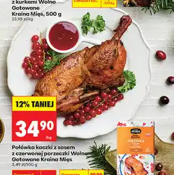 Biedronka Połówka kaczki z sosem z czerwonej porzeczki Wolne Gotowanie Kraina Mięs oferta