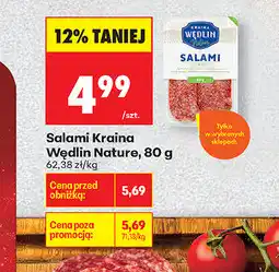 Biedronka Salami Kraina Wędlin Natura oferta
