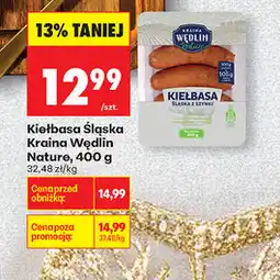 Biedronka Kiełbasa śląska Kraina Wędlin Nature oferta