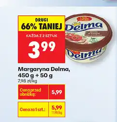 Biedronka margaryna Delma oferta