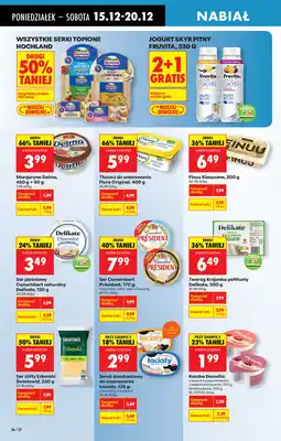 Biedronka Ser żółty Edamski Światowid oferta