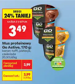 Biedronka Mus proteinowy Go Active oferta