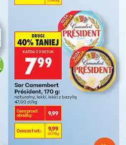 Biedronka Ser Camembert oferta