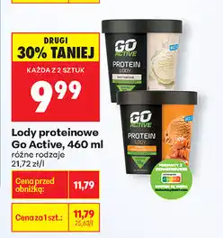 Biedronka Lody proteinowe Go Active oferta