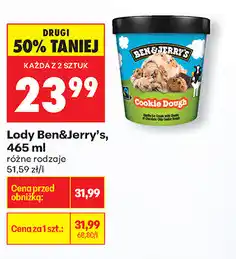Biedronka Lody Ben&Jerry's oferta