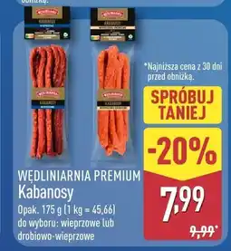 ALDI Kabanosy WĘDLINIARNIA PREMIUM oferta