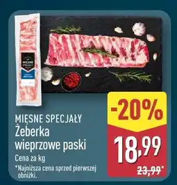 ALDI Żeberka wieprzowe paski MIĘSNE SPECJAŁY oferta