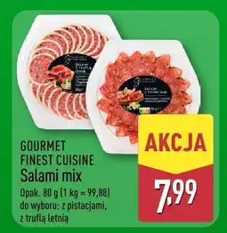 ALDI Salami mix z truflą letnią Gourmet Finest Cuisine oferta