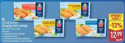 ALDI Chrupiący filet z mintaja Golden Seafood z sosem pomidorowym z serem mozzarella oferta