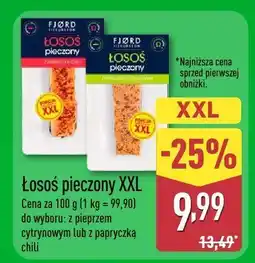 ALDI Łosoś pieczony XXL z papryką chili Aldi oferta