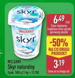 ALDI Jogurt Skyr naturalny MILSANI oferta